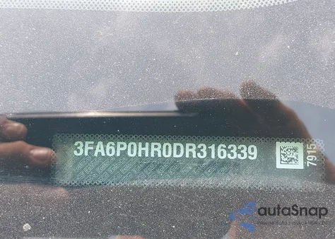 2013 Ford Fusion Se из США, поврежденный, VIN 3FA6P0HR0DR316339